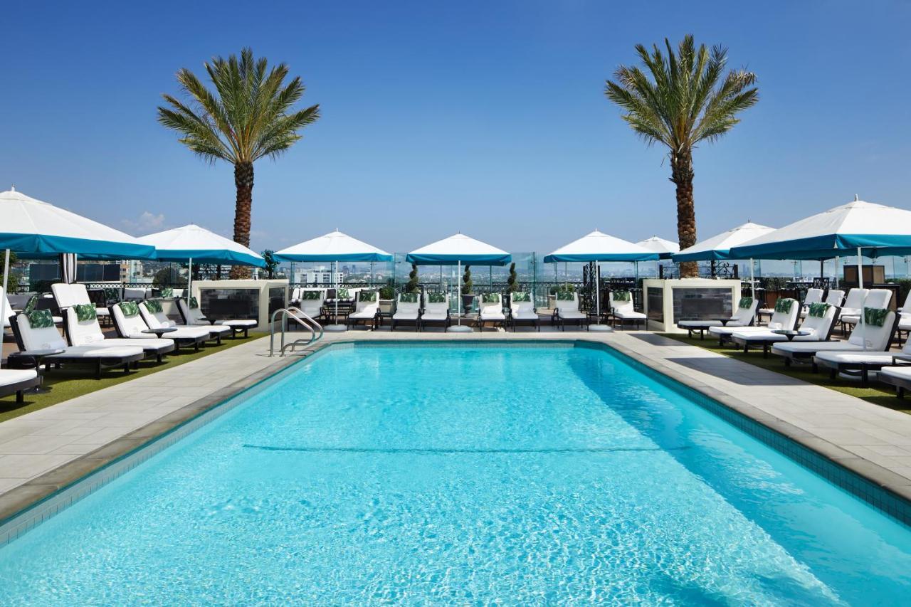 The London West Hollywood At Beverly Hills Εξωτερικό φωτογραφία Rooftop pool at the InterContinental